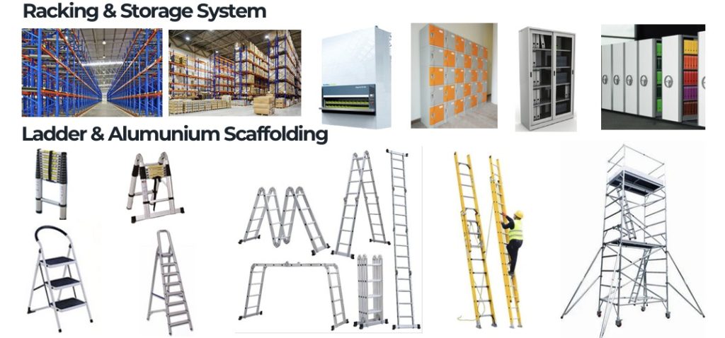 Racking dan leader tangga Radhiya Supply